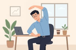 Latihan di Kursi Kantor