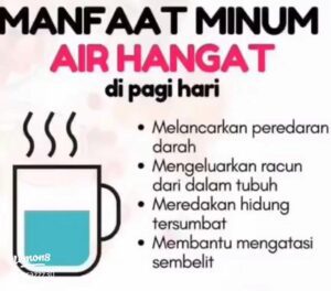 Perbanyak Minum Air Hangat untuk Jaga Hidrasi