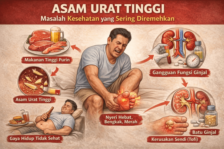 Asam Urat Tinggi: 4 Penyebab, Gejala, dan Cara Mengontrolnya Secara Alami