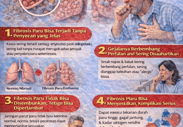 5 Fakta Fibrosis Paru yang Jarang Dibahas