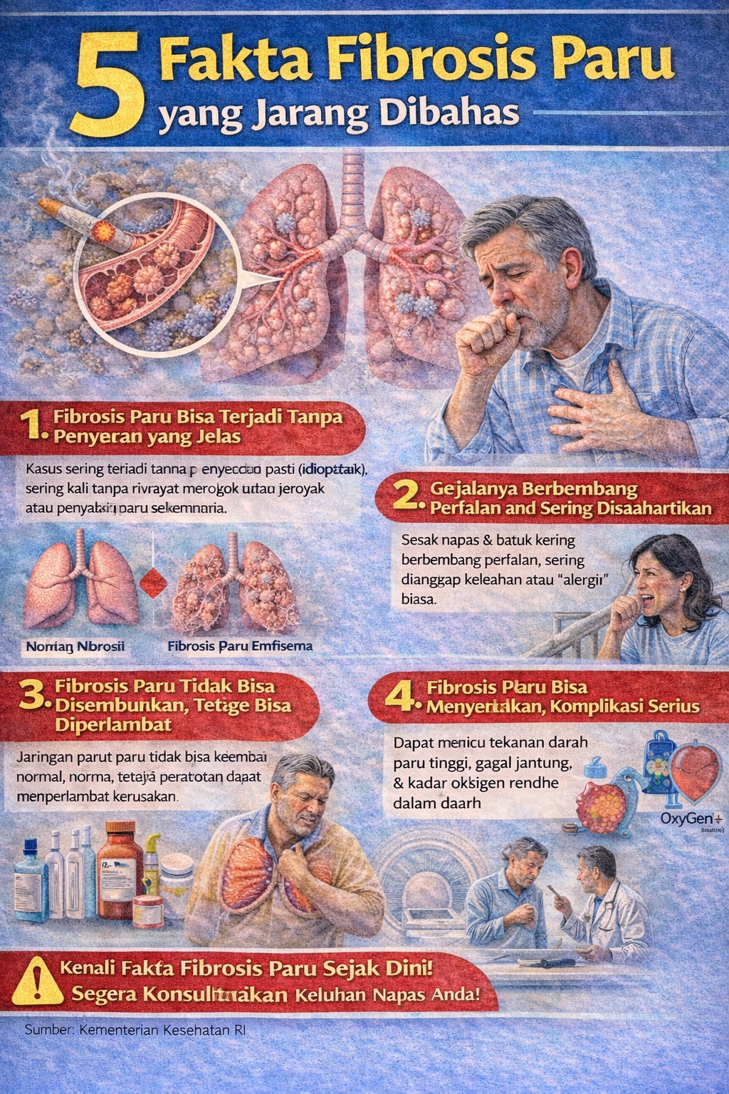5 Fakta Fibrosis Paru yang Jarang Dibahas