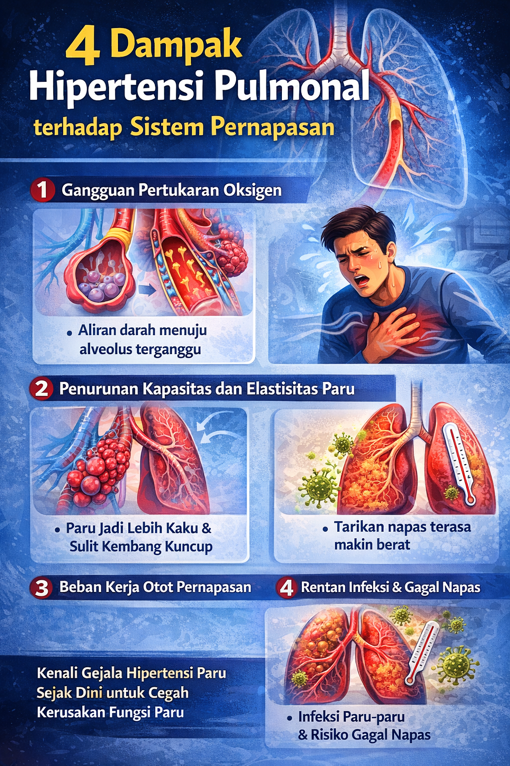 4 Dampak Hipertensi Pulmonal terhadap Sistem Pernapasan