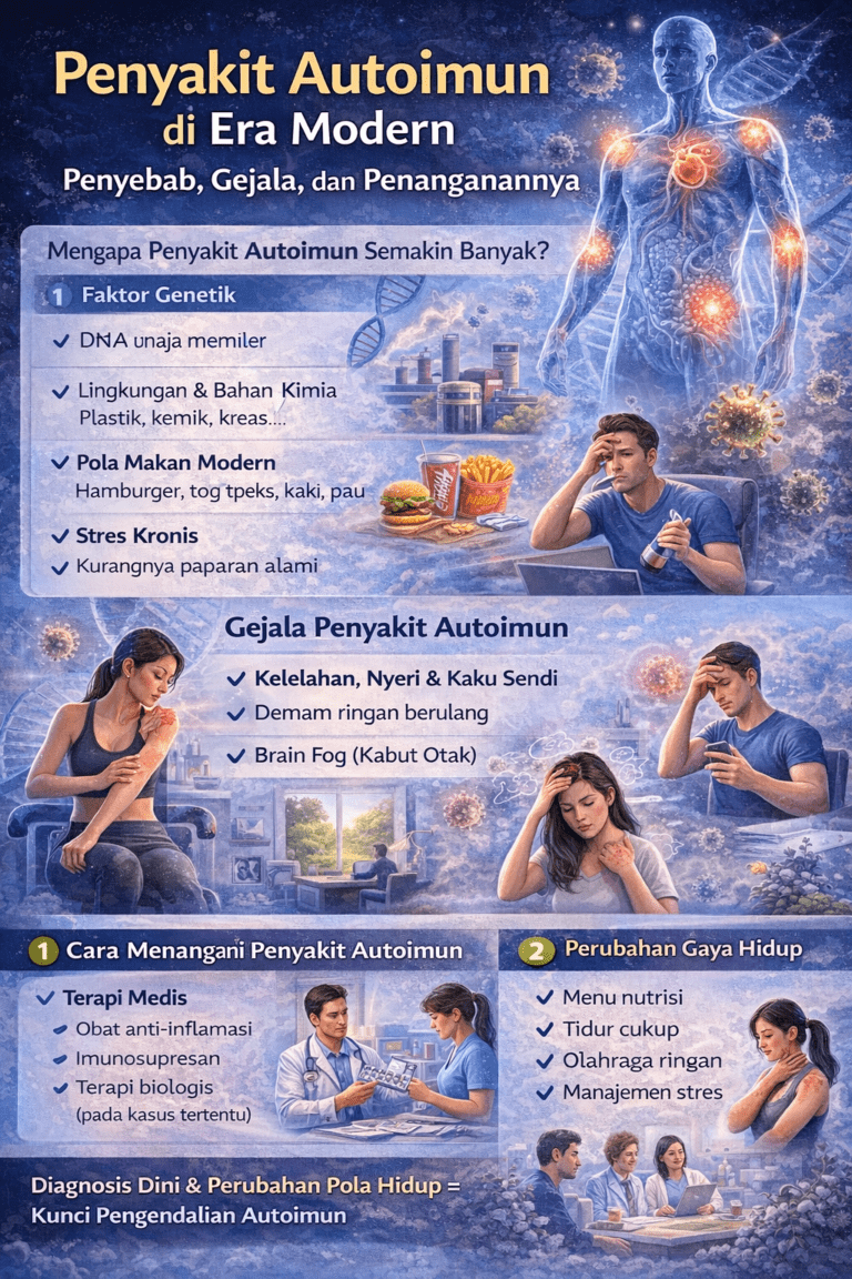 Penyakit Autoimun di Era Modern: Penyebab, Gejala, dan Penanganannya di tahun 2026
