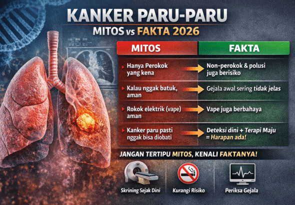 Kanker Paru-Paru: Mitos vs Fakta yang Harus Kamu Tahu di 2026