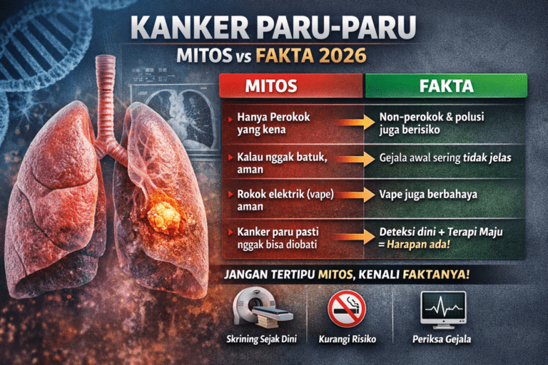 Kanker Paru-Paru: Mitos vs Fakta yang Harus Kamu Tahu di 2026