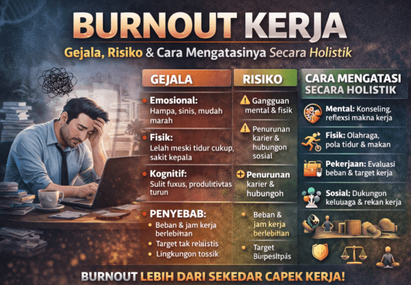 Burnout Kerja di tahun 2026: Gejala, Risiko, dan Cara Mengatasinya Secara Holistik