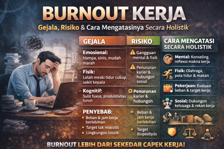 Burnout Kerja di tahun 2026: Gejala, Risiko, dan Cara Mengatasinya Secara Holistik
