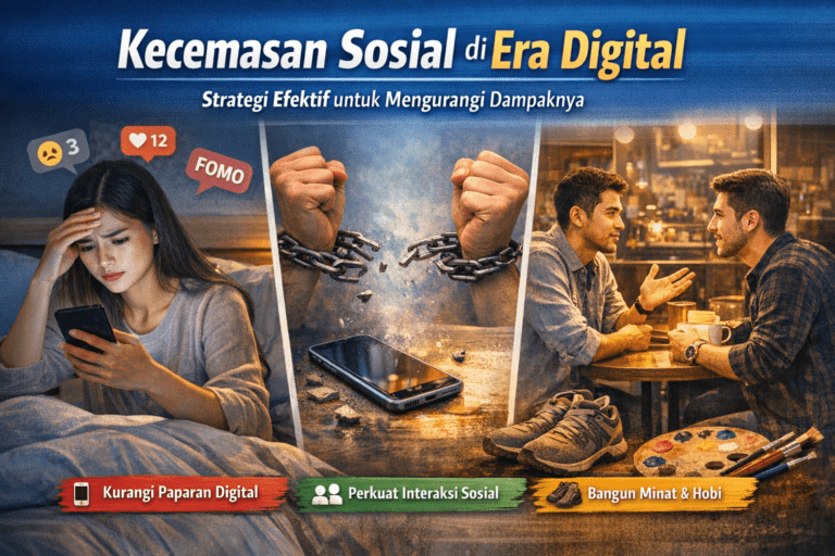 Kecemasan Sosial di Era Digital: Strategi Efektif untuk Mengurangi Dampaknya di tahun 2026