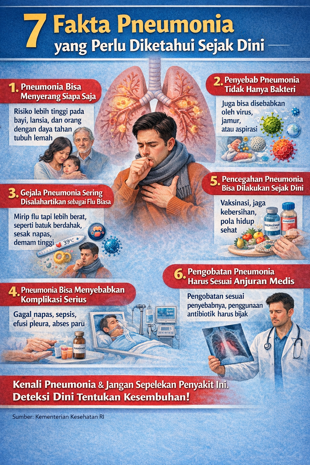 7 Fakta Pneumonia yang Perlu Diketahui Sejak Dini
