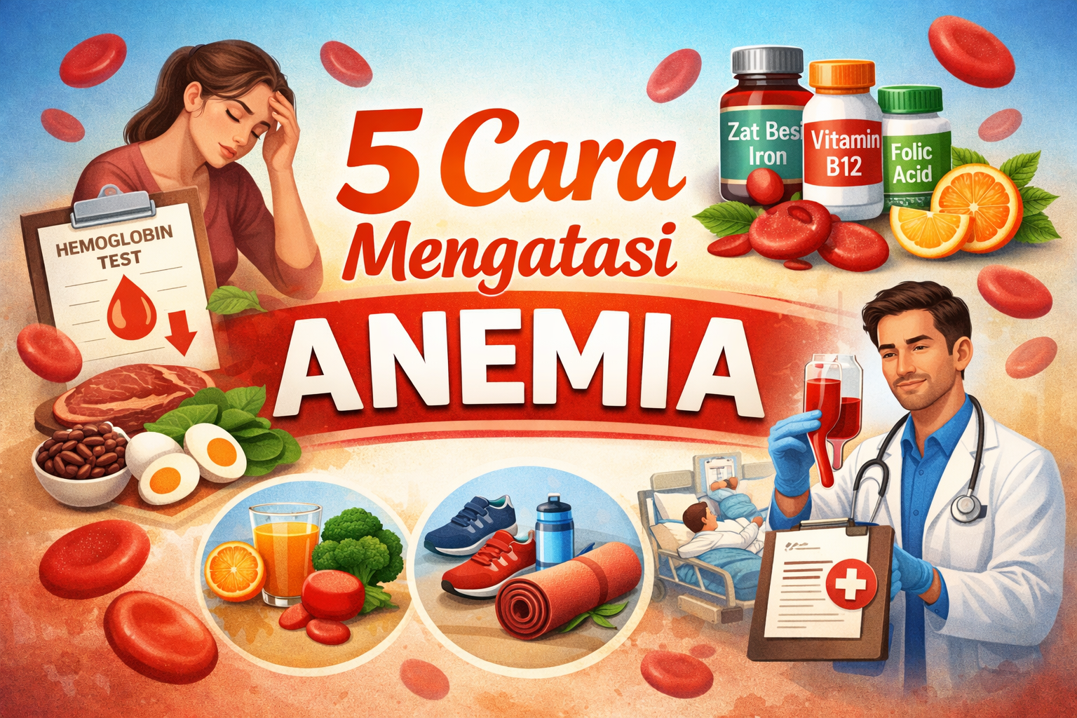 5 Cara Mengatasi Anemia Secara Alami dan Medis untuk Hidup Lebih Sehat