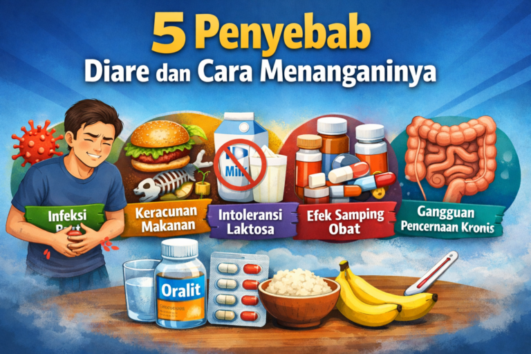 5 Penyebab Diare dan Cara Menanganinya