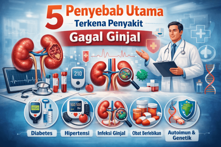 5 Penyebab Utama Terkena Penyakit Gagal Ginjal
