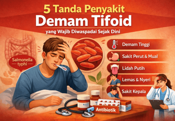 5 Tanda Penyakit Demam Tifoid yang Wajib Diwaspadai Sejak Dini