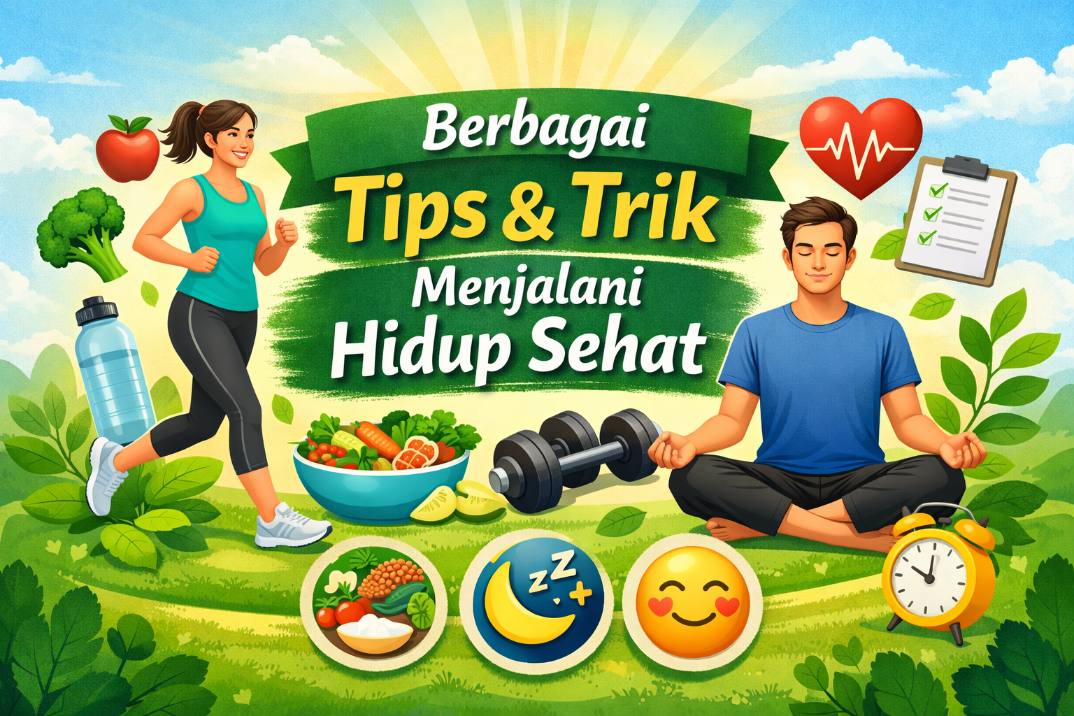 Berbagai Tips & Trik Menjalani Hidup Sehat