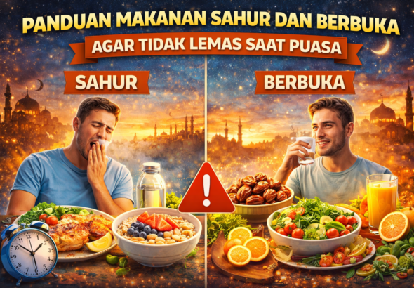 4 Panduan Makanan Sahur dan Berbuka Agar Tidak Lemas Saat Puasa