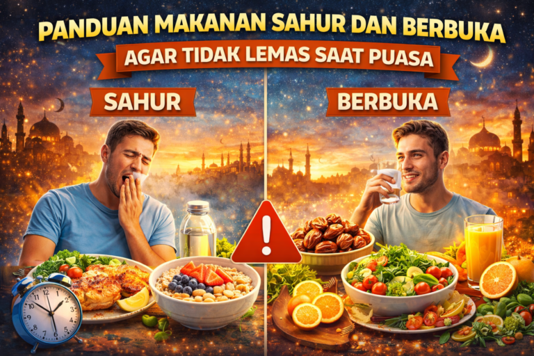 4 Panduan Makanan Sahur dan Berbuka Agar Tidak Lemas Saat Puasa
