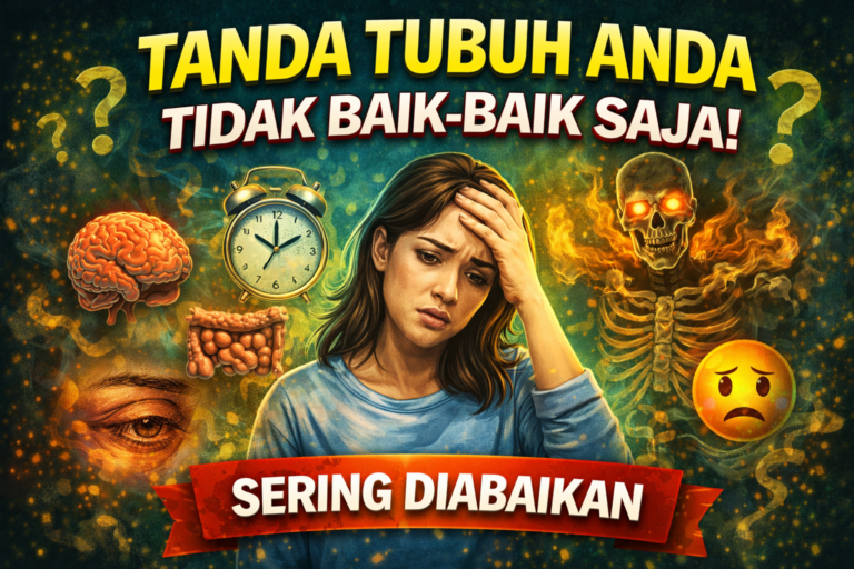 Sering Diabaikan, Ini Tanda Tubuh Anda Sedang Tidak Baik-Baik Saja