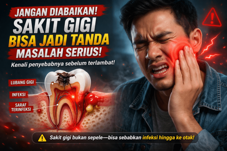 Jangan Diabaikan! Sakit Gigi Bisa Jadi Tanda Masalah Serius