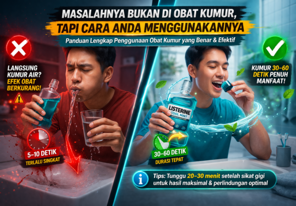 Masalahnya Bukan di Obat Kumur, Tapi Cara Anda Menggunakannya