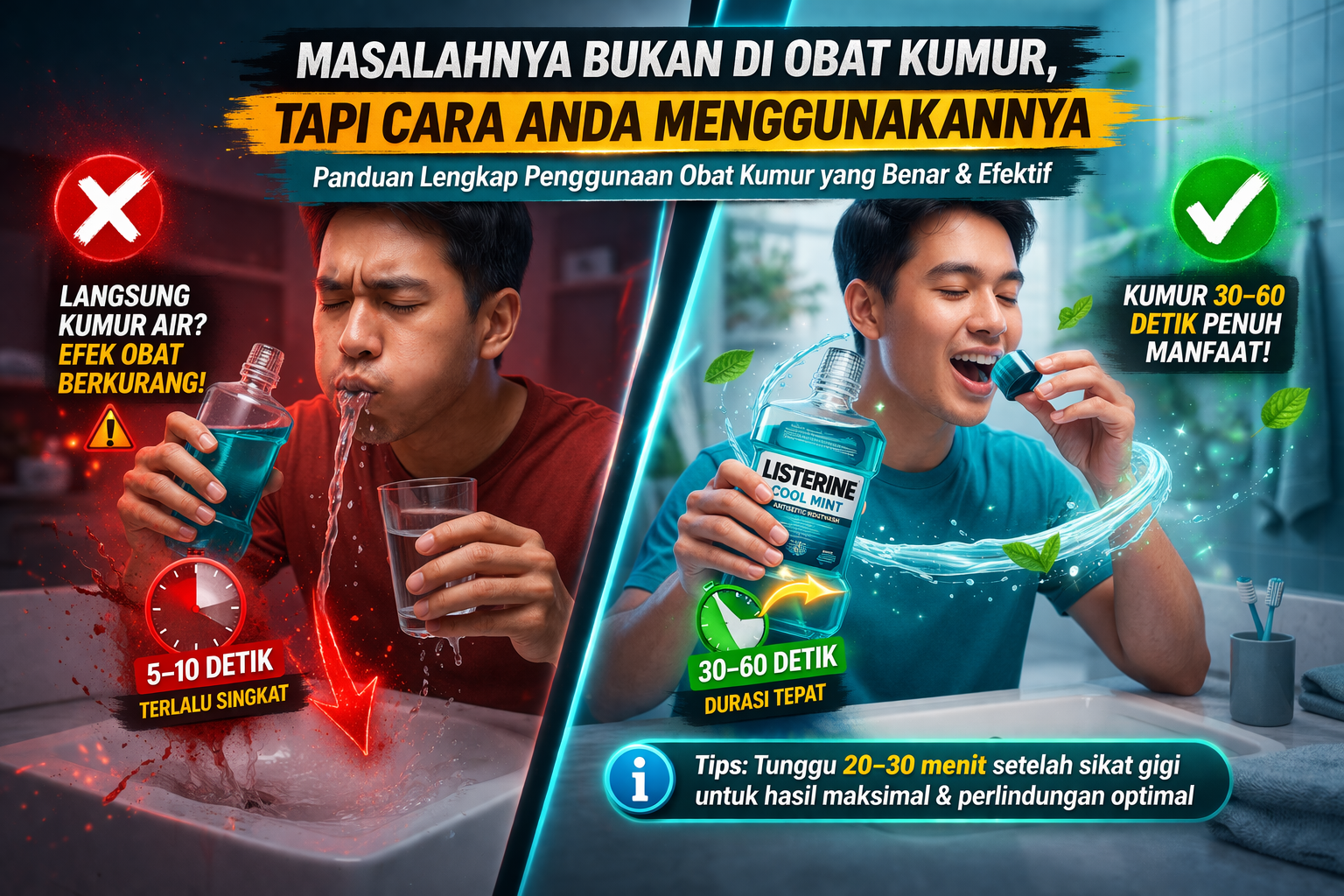 Masalahnya Bukan di Obat Kumur, Tapi Cara Anda Menggunakannya
