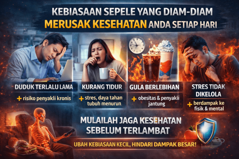 6 Kebiasaan Sepele yang Diam-Diam Merusak Kesehatan Anda Setiap Hari