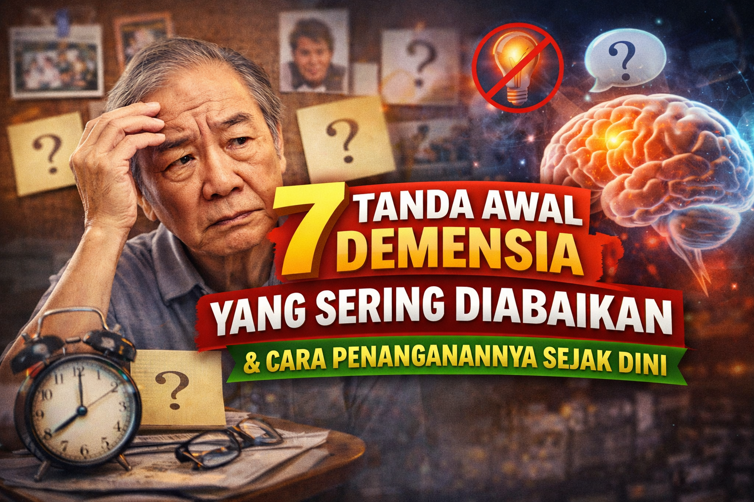 7 Tanda Awal Demensia yang Sering Diabaikan dan Cara Penanganannya Sejak Dini