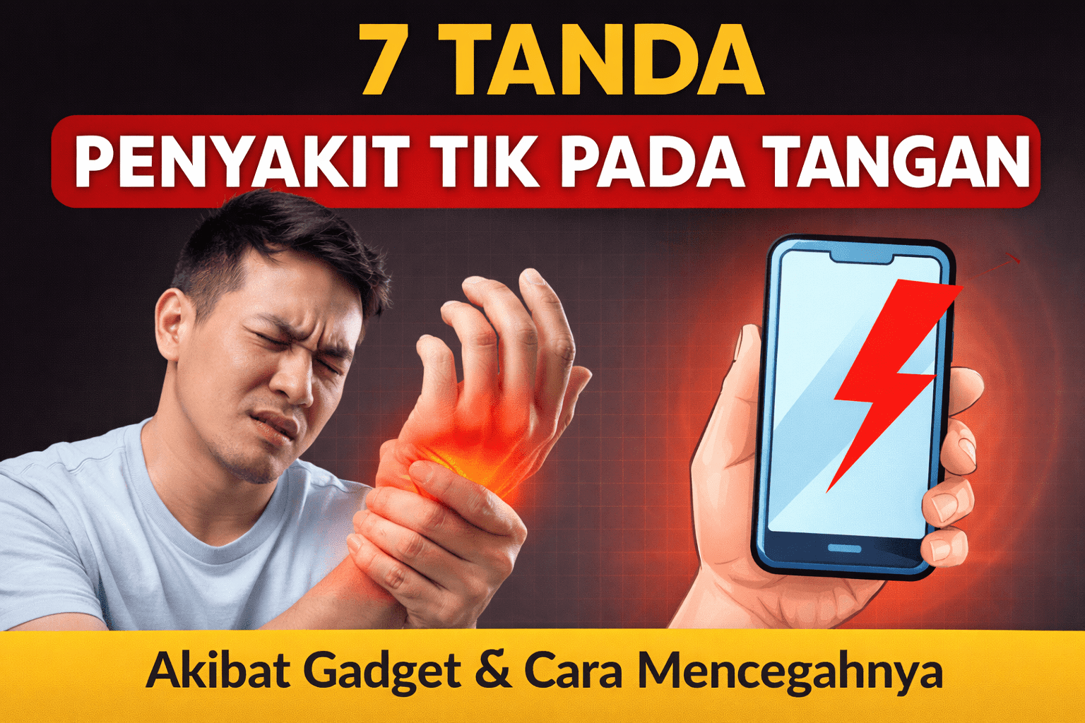 7 Tanda Penyakit TIK pada Tangan Akibat Gadget dan Cara Mencegahnya Sejak Dini