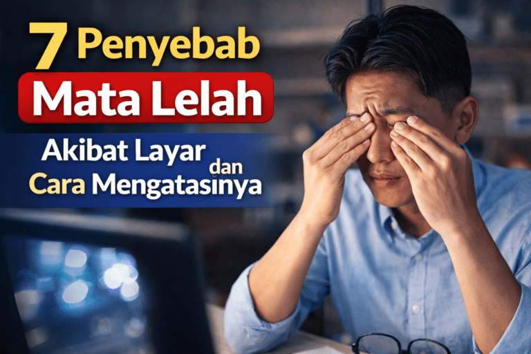 7 Penyebab Mata Lelah Akibat Layar dan Cara Mengatasinya
