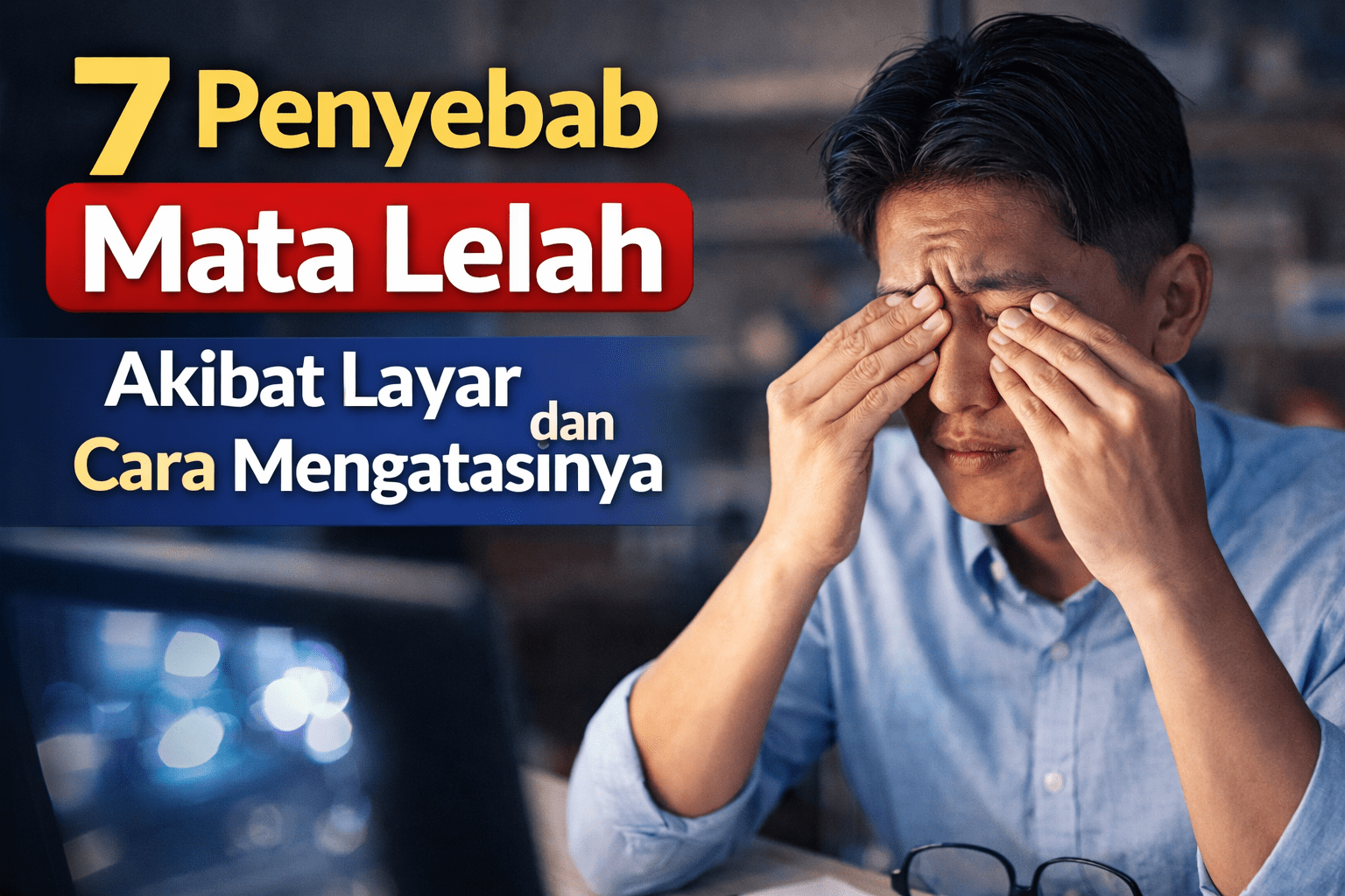 7 Penyebab Mata Lelah Akibat Layar dan Cara Mengatasinya