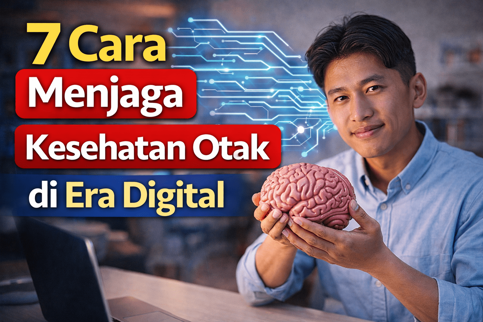 7 Cara Menjaga Kesehatan Otak di Era Digital agar Tetap Optimal