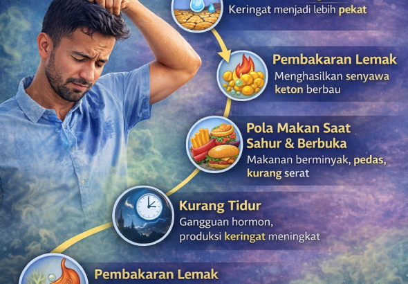 5 alasan Kenapa Bau Badan Lebih Terasa Saat Puasa