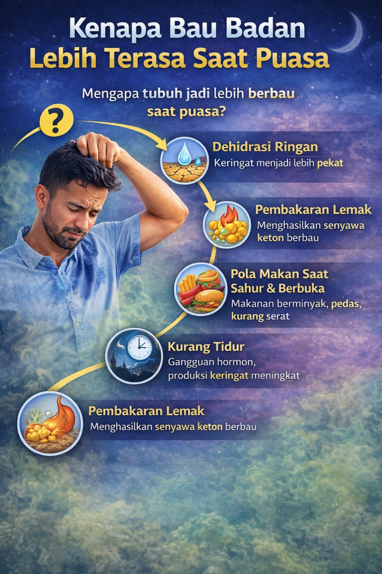 5 alasan Kenapa Bau Badan Lebih Terasa Saat Puasa