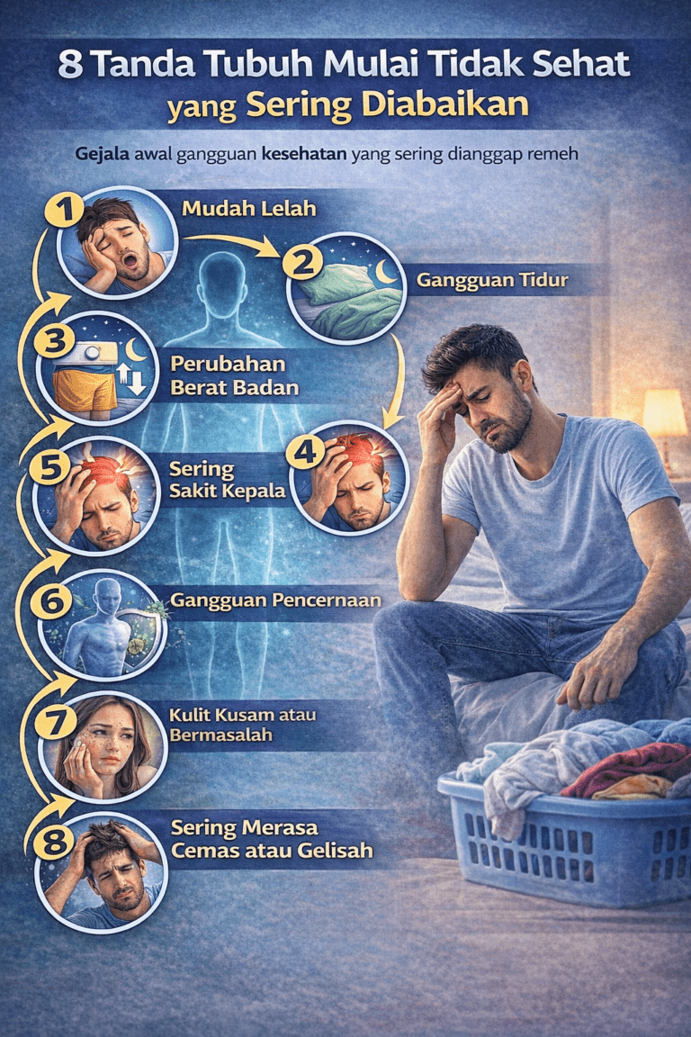 8 Tanda Tubuh Mulai Tidak Sehat yang Sering Diabaikan