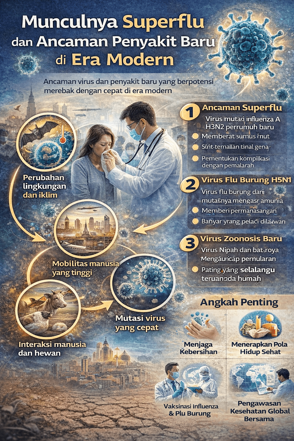 Munculnya Superflu dan Ancaman Penyakit Baru di Era Modern