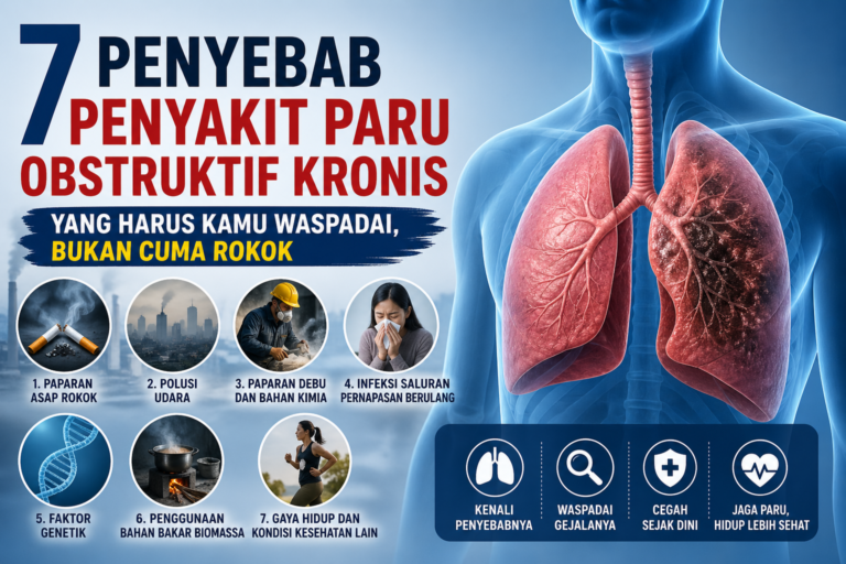 7 Penyebab Penyakit Paru Obstruktif Kronis