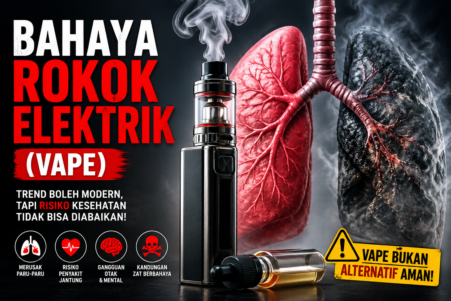 Bahaya Rokok Elektrik (Vape)