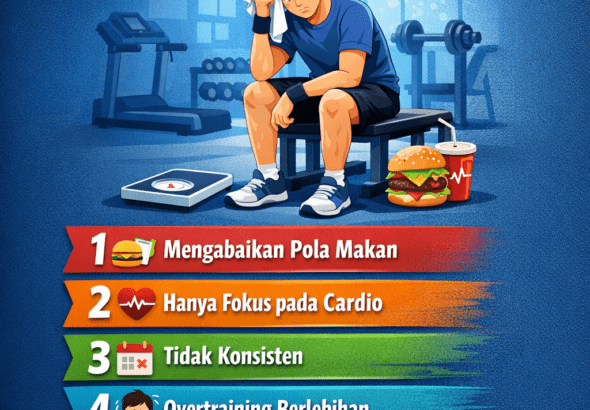 5 Kesalahan Saat Gym yang Membuat Berat Badan Sulit Turun