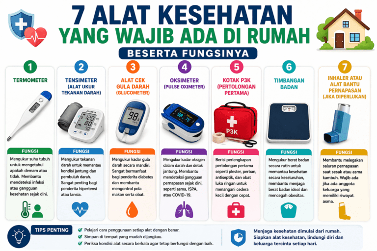 7 Alat Kesehatan yang Wajib Ada di Rumah dan Fungsinya