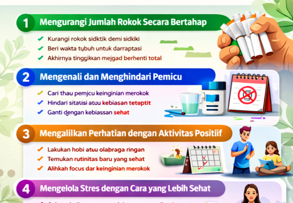 5 Cara Berhenti Merokok Secara Perlahan dan Efektif