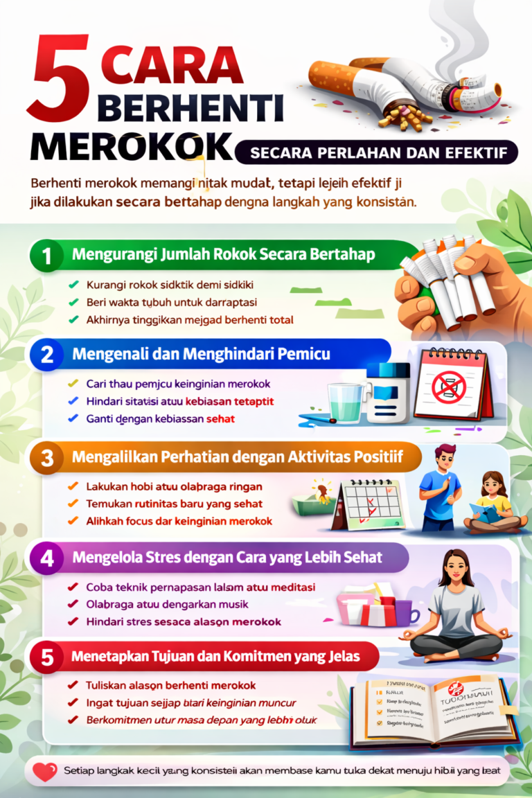 5 Cara Berhenti Merokok Secara Perlahan dan Efektif
