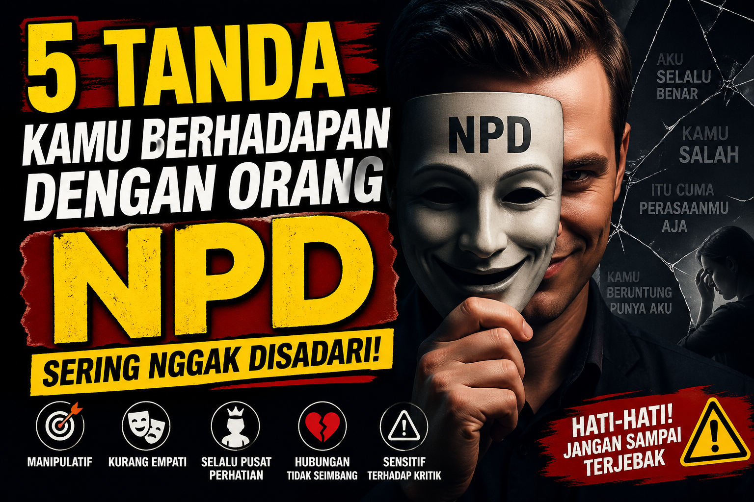 5 Tanda Kamu Berhadapan dengan Orang NPD