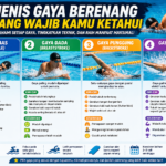 4 Jenis Gaya Berenang yang Wajib Kamu Ketahui