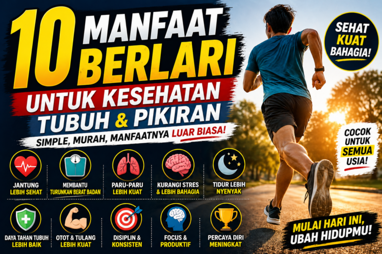 10 Manfaat Berlari untuk Kesehatan Tubuh dan Pikiran