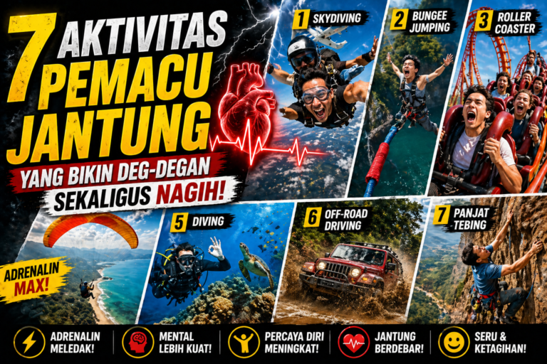 7 Aktivitas Pemacu Jantung yang Bikin Deg-degan Sekaligus Nagih!