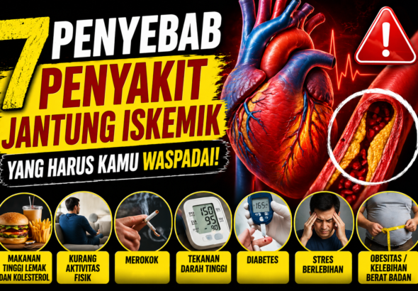 7 Penyebab Penyakit Jantung Iskemik yang Harus Kamu Waspadai