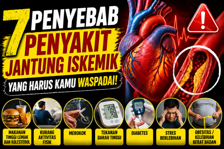 7 Penyebab Penyakit Jantung Iskemik yang Harus Kamu Waspadai