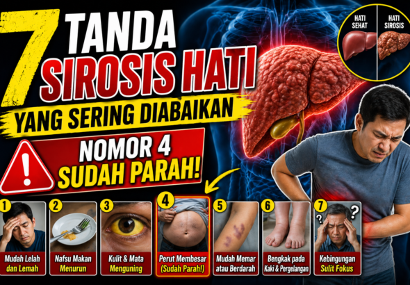 7 Tanda Sirosis Hati yang Sering Diabaikan, Nomor 4 Sudah Parah