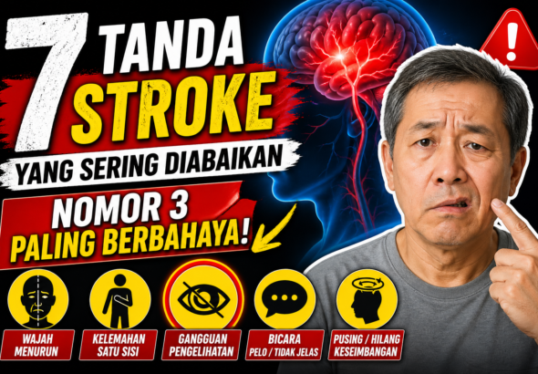 7 Tanda Stroke yang Sering Diabaikan, Nomor 3 Paling Berbahaya