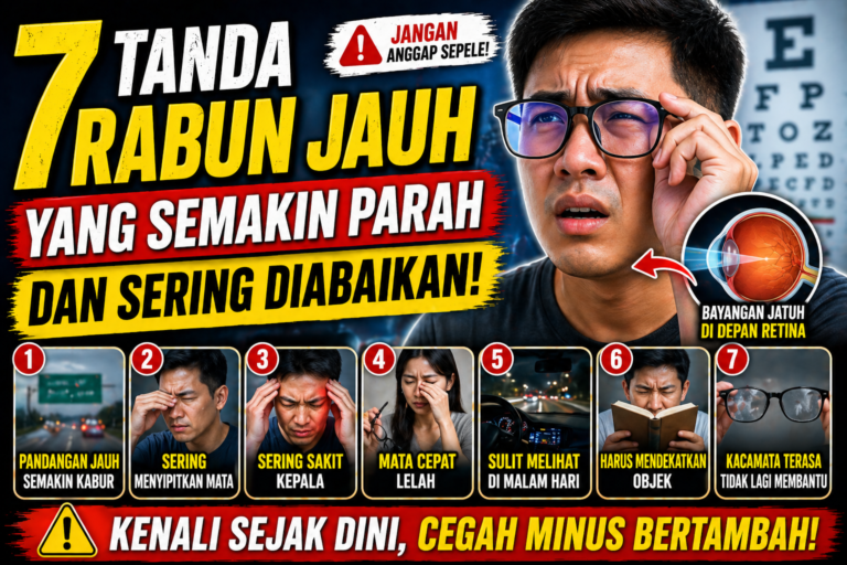 7 Tanda Rabun Jauh yang Semakin Parah dan Sering Diabaikan
